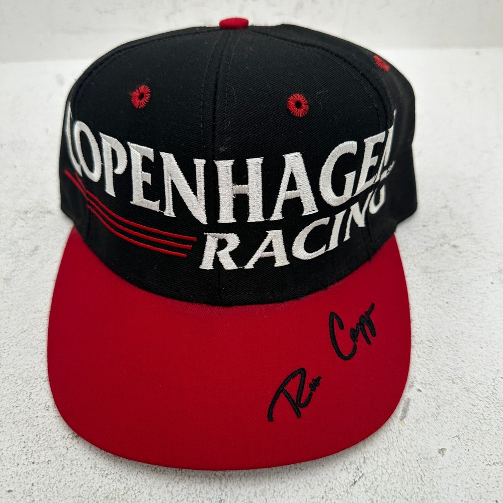 VTG Copenhagen Racing AJ Foyt Snapback Hat Cap Nomad Black Red Cobra USA